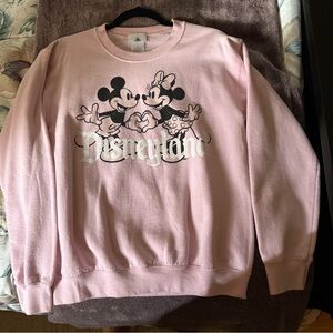 Disney Light Pink Crewneck Sweatshirt